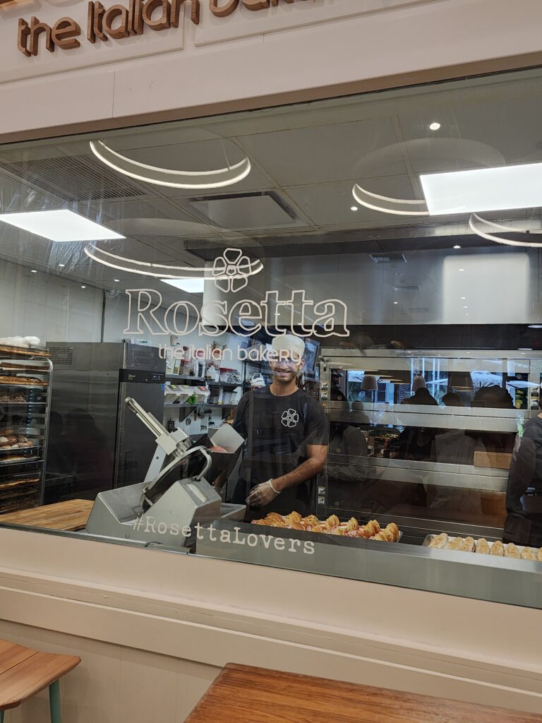 Friendly staff at Rosetta